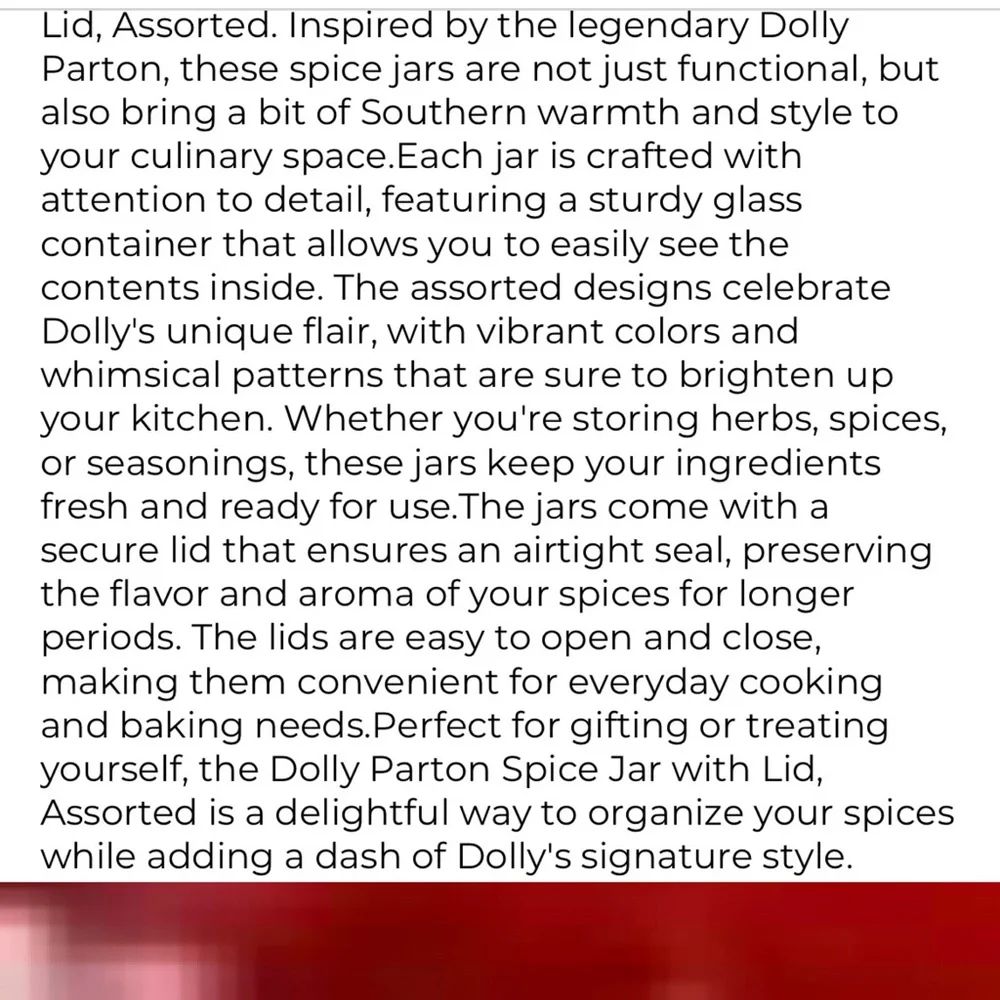 Dolly Parton limited edition